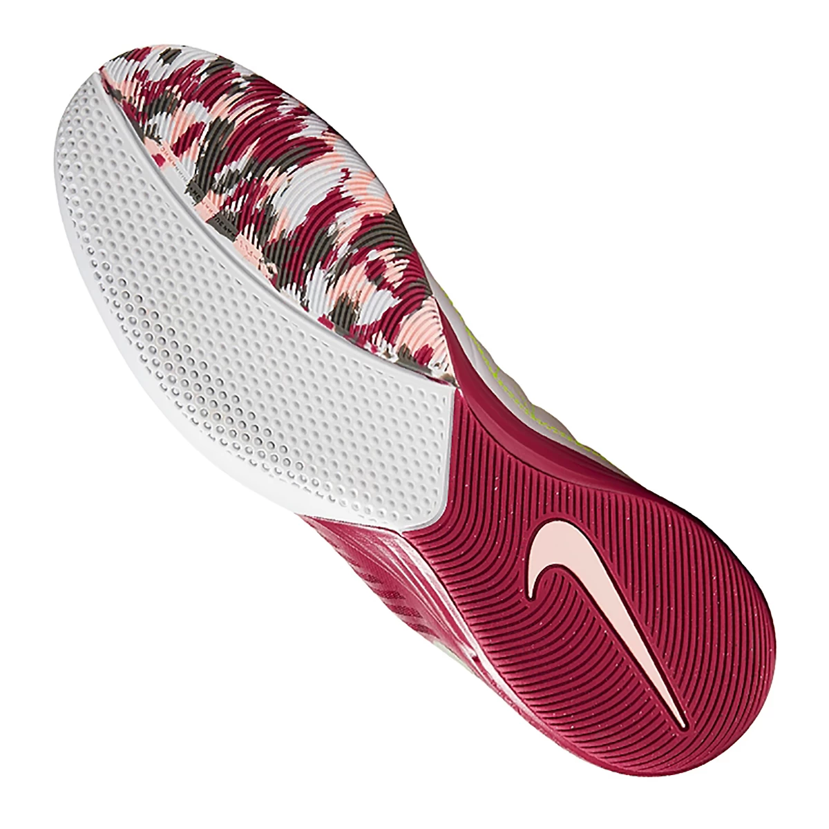 کفش فوتسال نایک لونارگتو طرح اصلی  Nike Lunar Gato II IC Red White