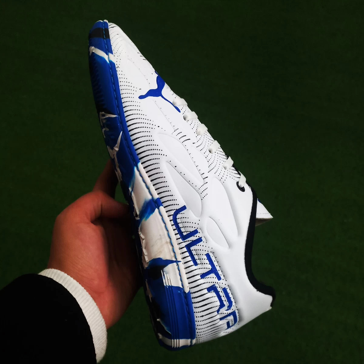 کفش فوتسال پوما الترا  Puma Ultra White Blue