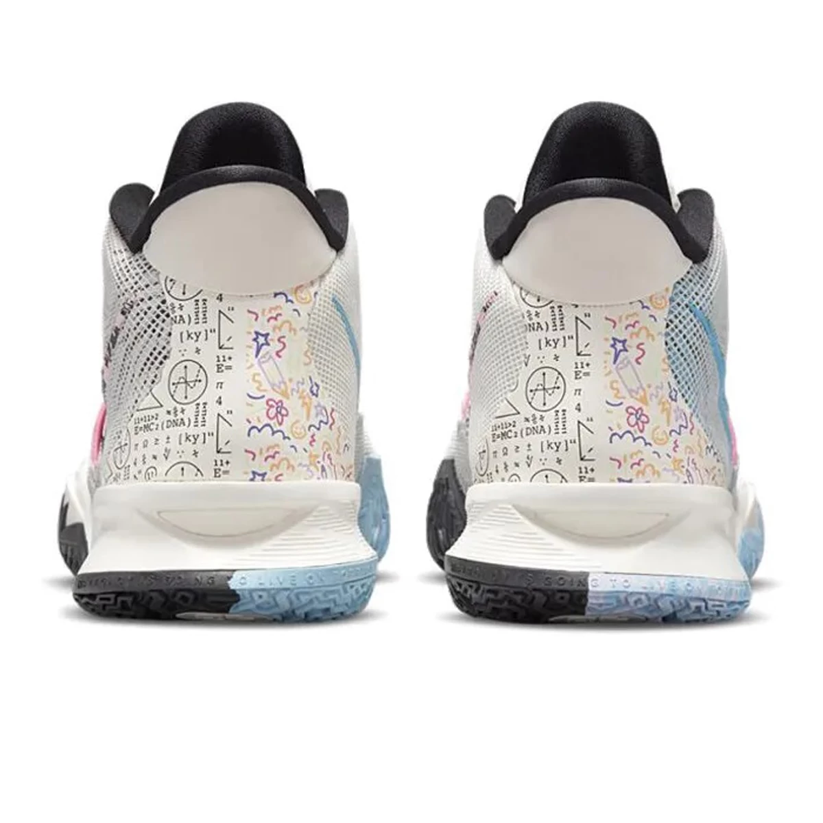 کفش بسکتبال آدیداس طرح اصلی Nike Kyrie 7 White Pink Blue