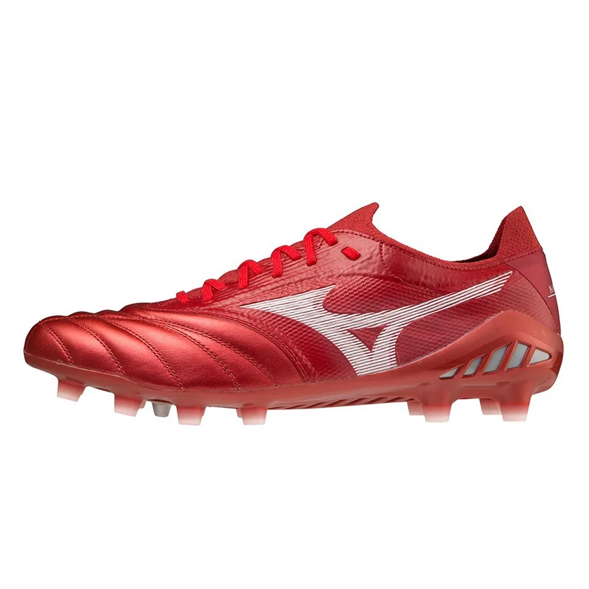 کفش فوتبال میزانو مورلیا طرح اصلی Mizuno Morelia Neo 3 Beta FG Red White