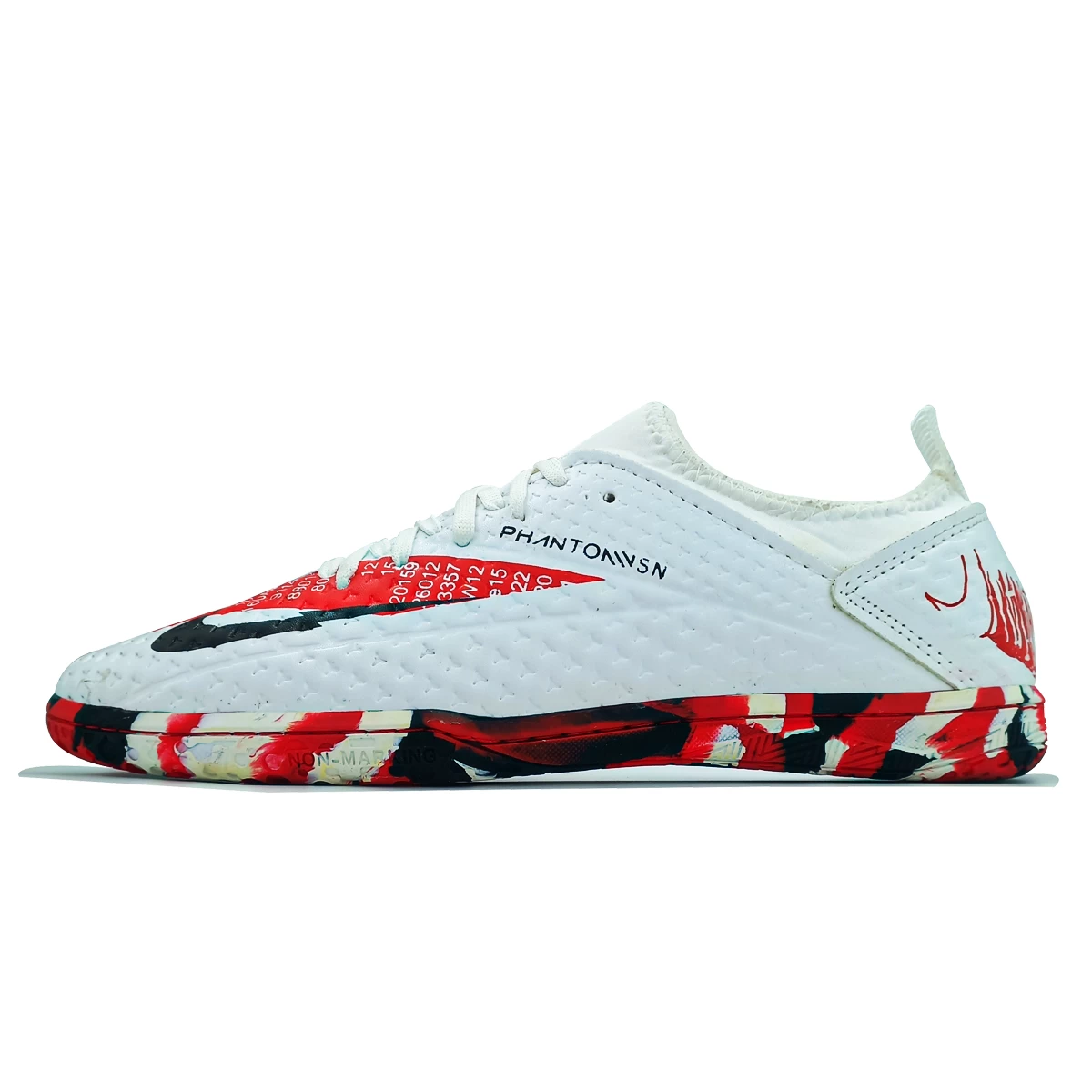 کفش فوتسال نایک فانتوم طرح اصلی Nike Phantpm IC Red White