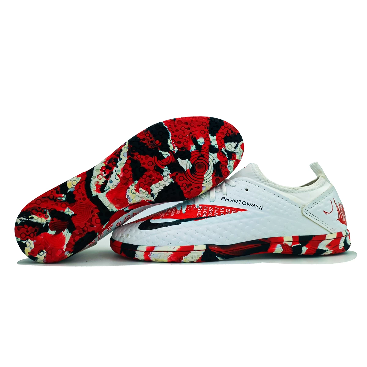 کفش فوتسال نایک فانتوم طرح اصلی Nike Phantpm IC Red White