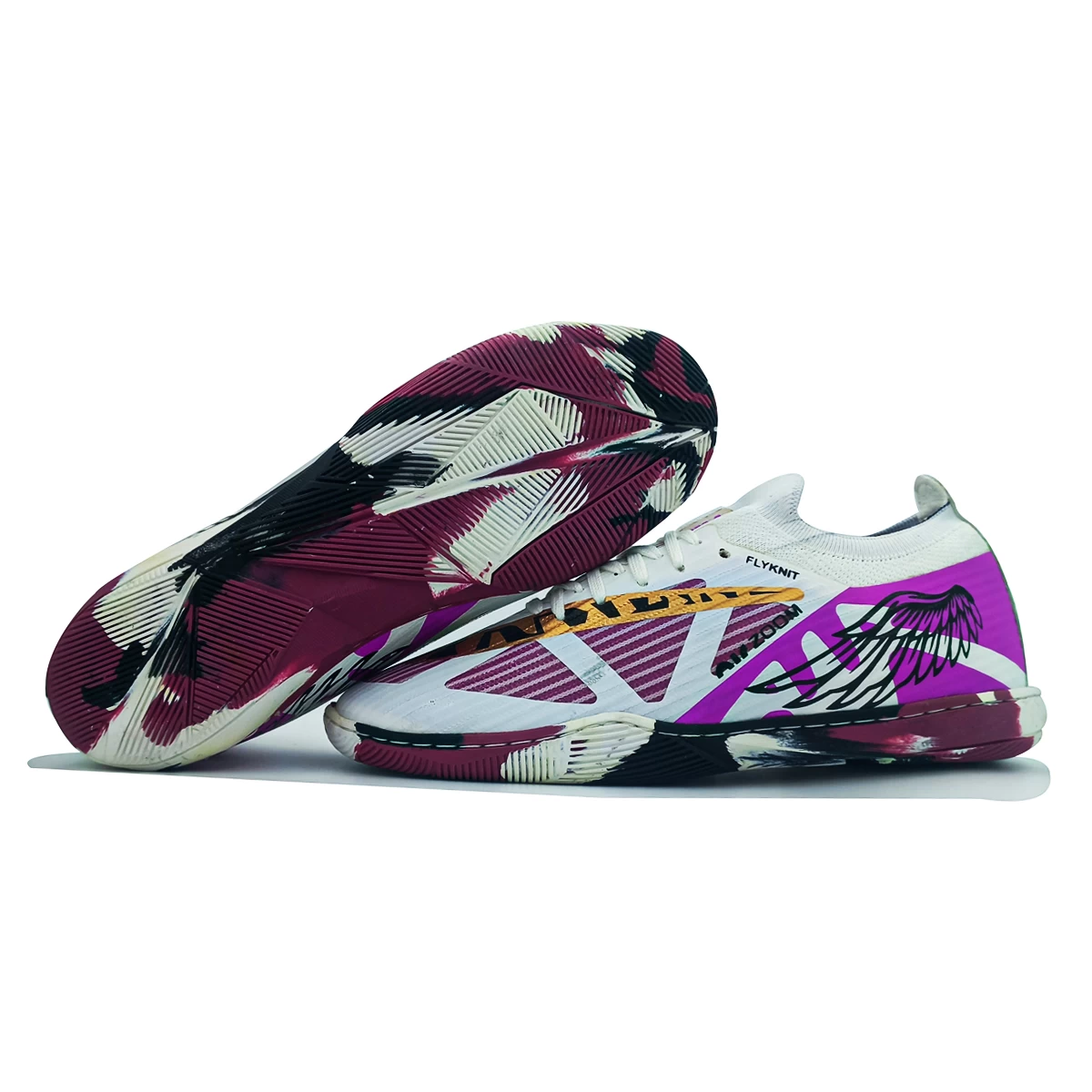 کفش فوتسال سایز کوچک نایک ایر زوم مرکوریال  Nike Air Zoom Mercurial Purple White