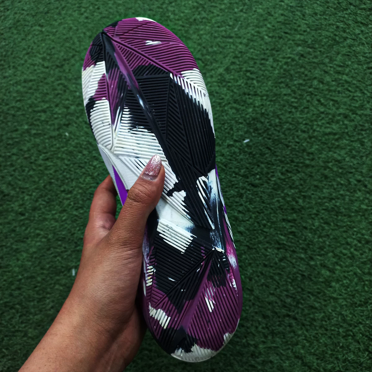 کفش فوتسال سایز کوچک نایک ایر زوم مرکوریال  Nike Air Zoom Mercurial Purple White
