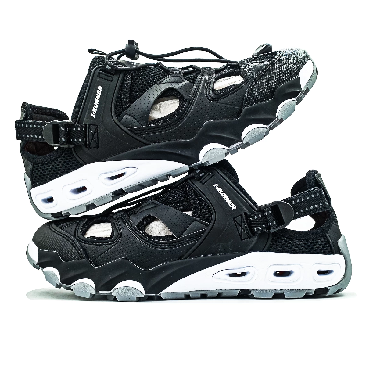صندل طبیعت گردی آی رانر I-Runner Black White