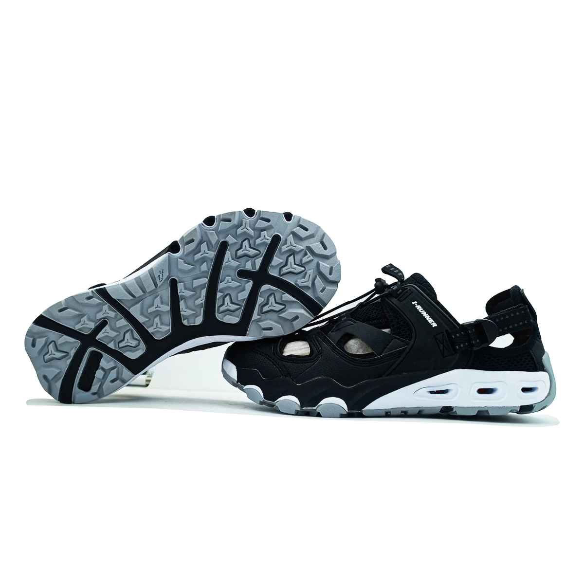 صندل طبیعت گردی آی رانر I-Runner Black White