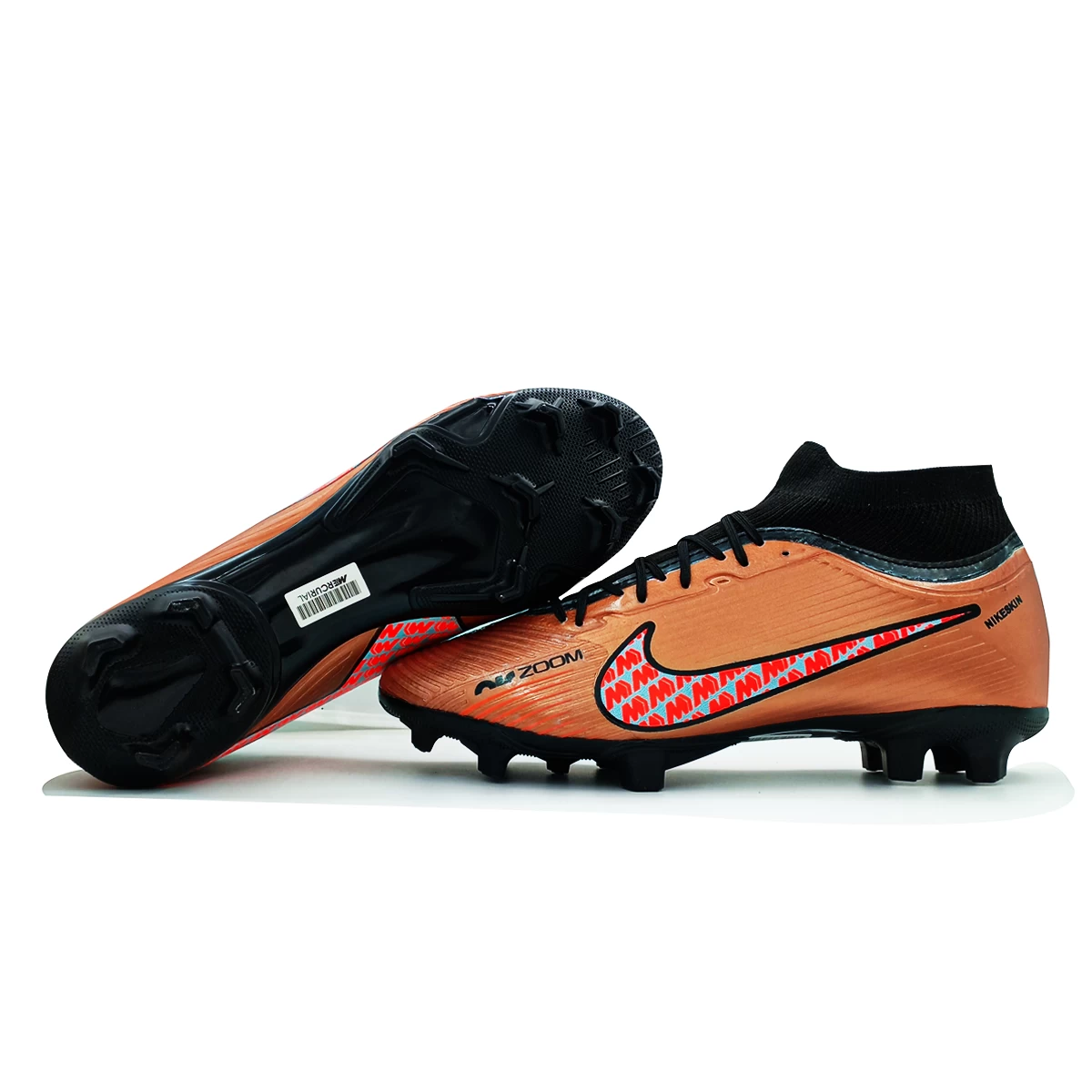کفش فوتبال نایک ایر زوم مرکوریال Nike Air Zoom Mercurial Brown Black