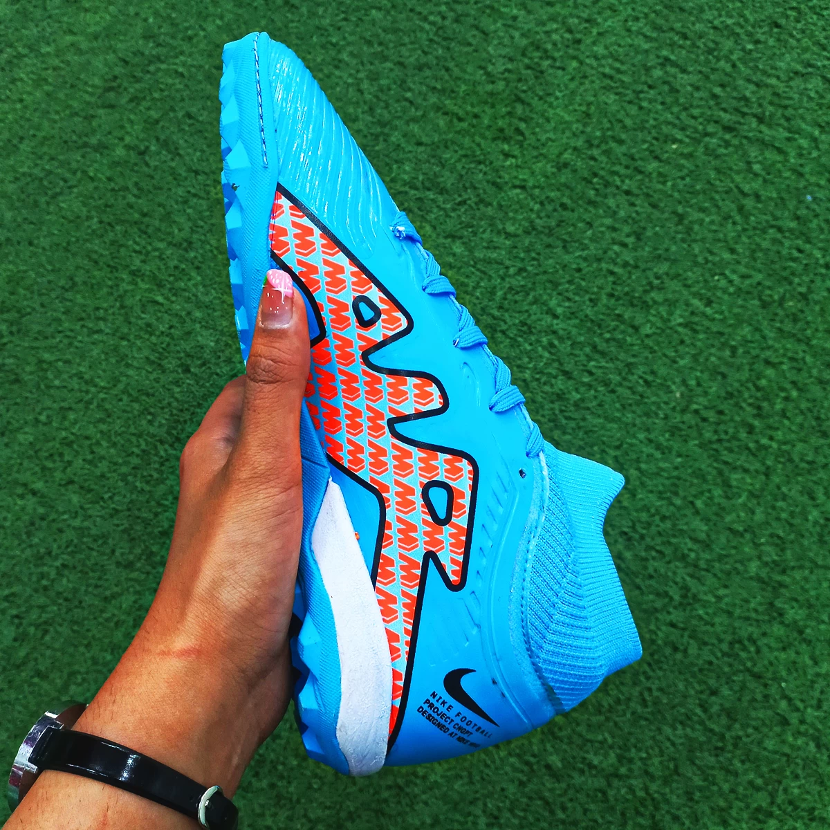 کفش چمن مصنوعی نایک ایر زوم Nike Air Zoom Mercurial Blue