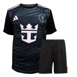 پیراهن و شورت بچگانه دوم ایتر میامی با نام وشماره مسی Inter Miami Away 2024-25 Kit