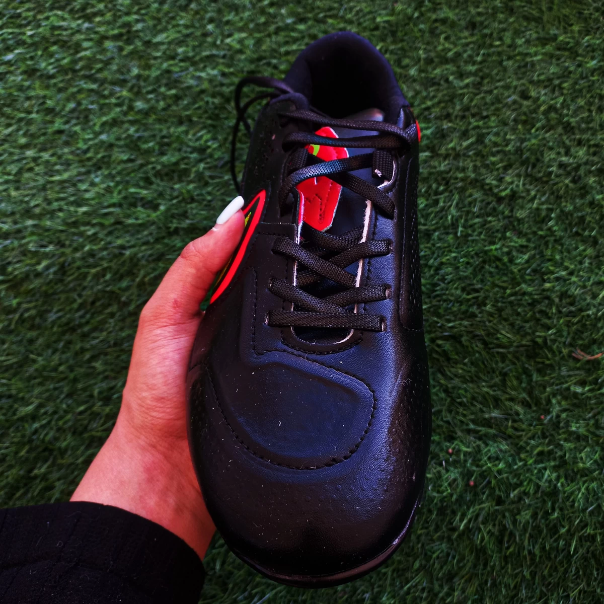 کفش فوتبال نایک تمپو Nike Tiempo Black Yellow