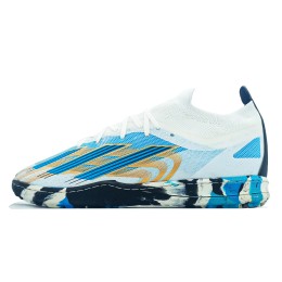 کفش چمن مصنوعی آدیداس مسی Adidas Messi Crazy Fast White Blue