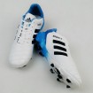 کفش فوتبال آدیداس کروس Adidas White Blue Black