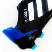 کفش فوتبال آدیداس کروس Adidas Black White Blue
