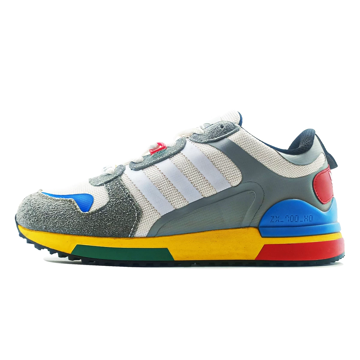 کتانی آدیداس زد ایکس Adidas ZX 700 Gray Yellow Red - آل اسپرت