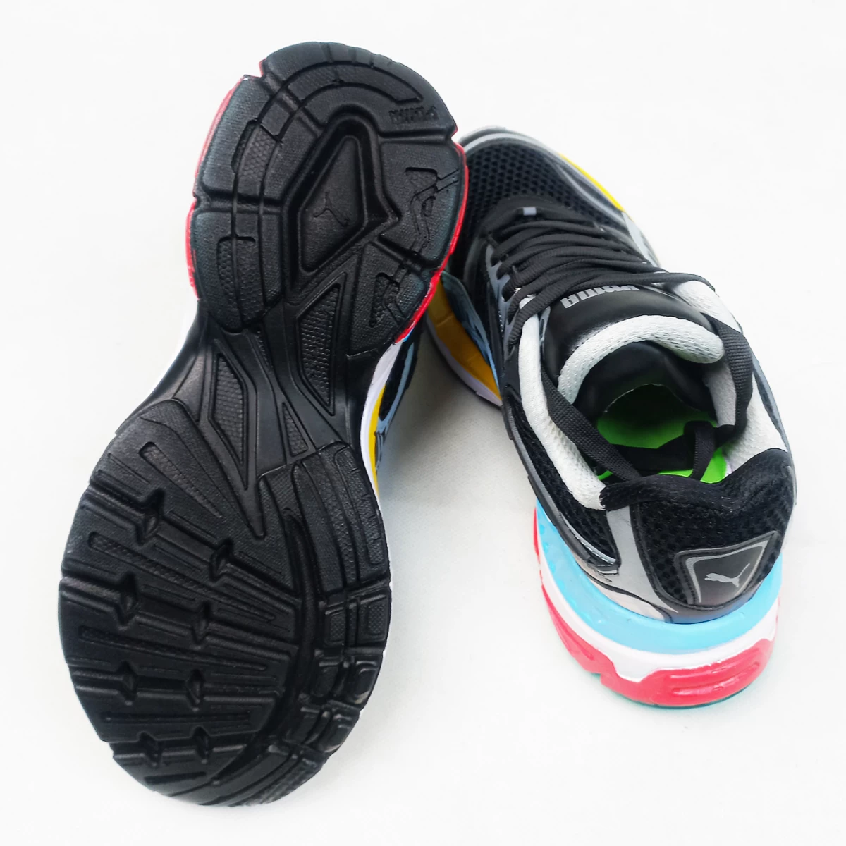 کتانی پوما ولوفاسیس Puma Velophasis Black Yellow Blue