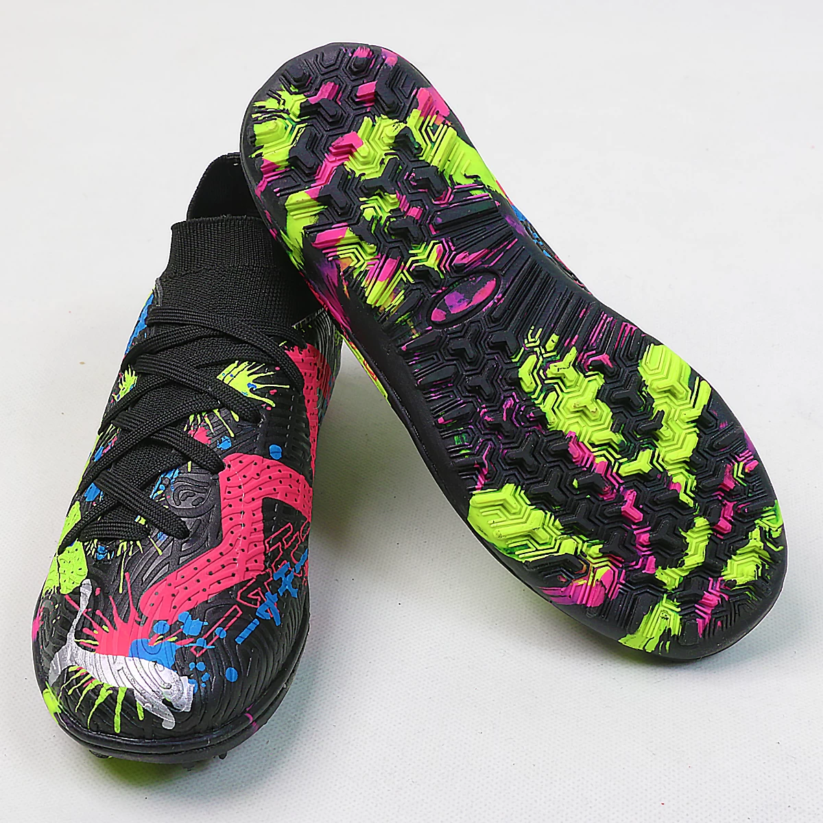 کفش چمن مصنوعی سایز کوچک پوما فیوچر Puma Future Black Green