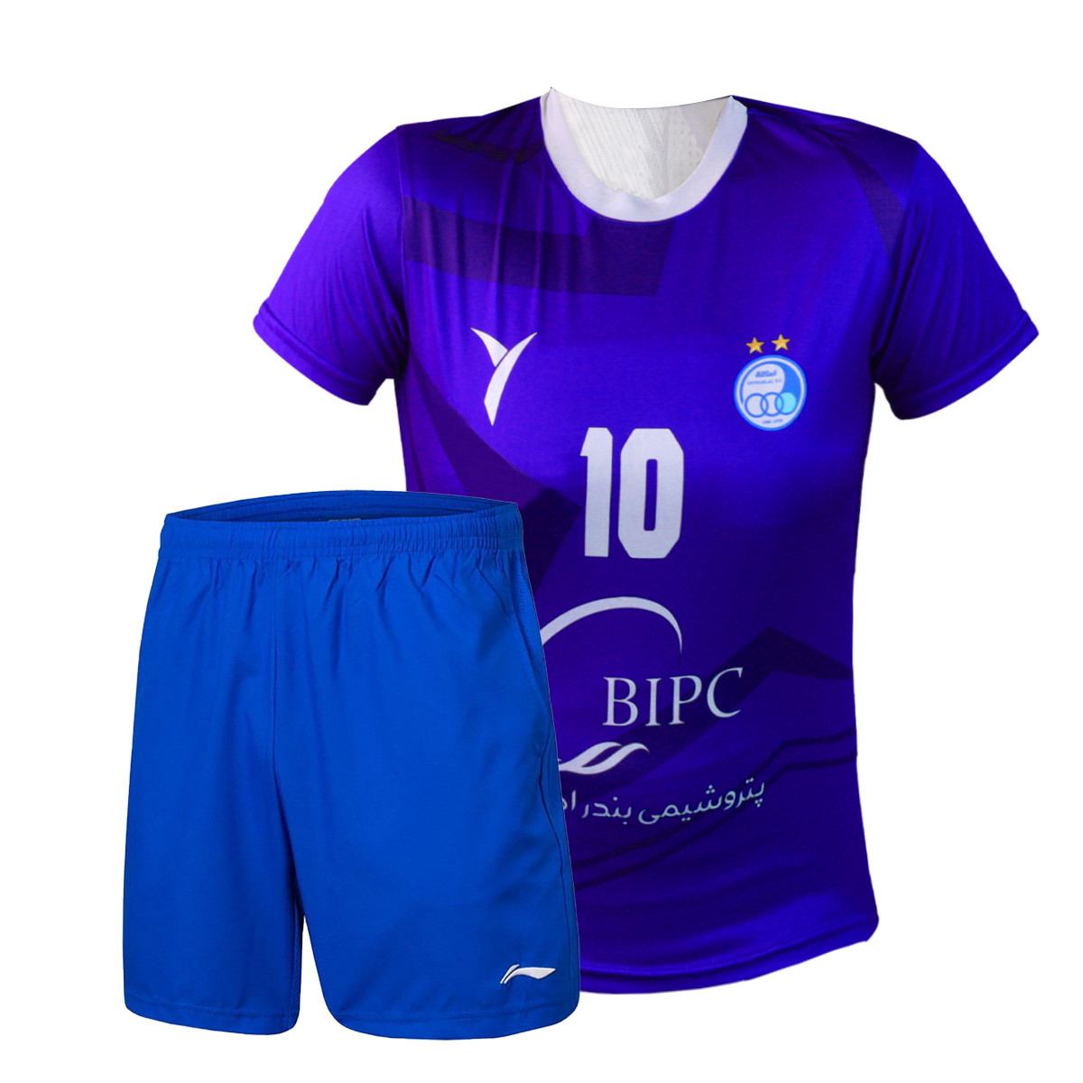 پیراهن و شورت بچگانه اول استقلال با نام رامین رضاییان Esteghlal Home 2024-25 Kit