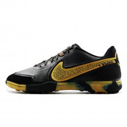 کفش چمن مصنوعی نایک تمپو Nike Tiempo Black Golden