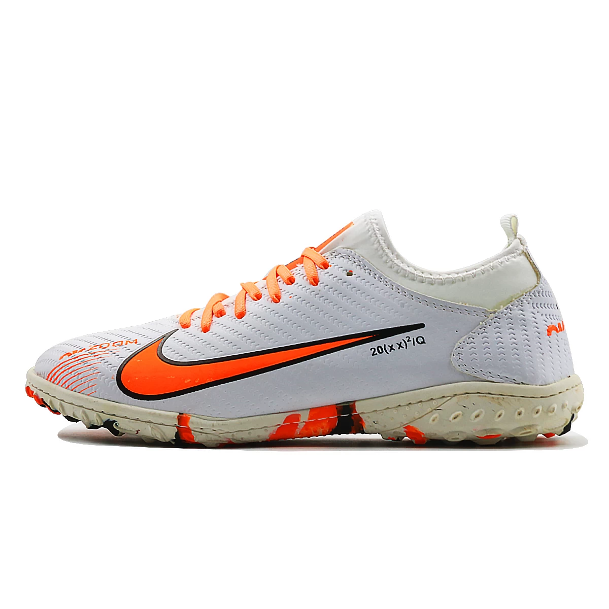 کفش چمن مصنوعی نایک ایر زوم مرکوریال Nike Air Zoom Mercurial white Orange