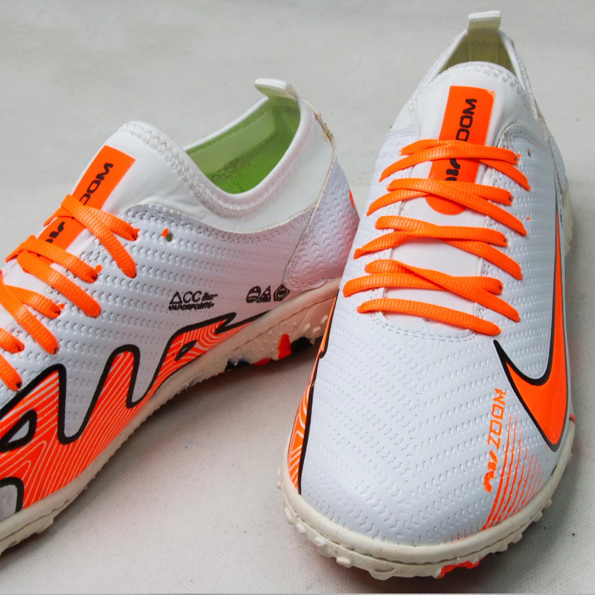 کفش چمن مصنوعی نایک ایر زوم مرکوریال Nike Air Zoom Mercurial white Orange