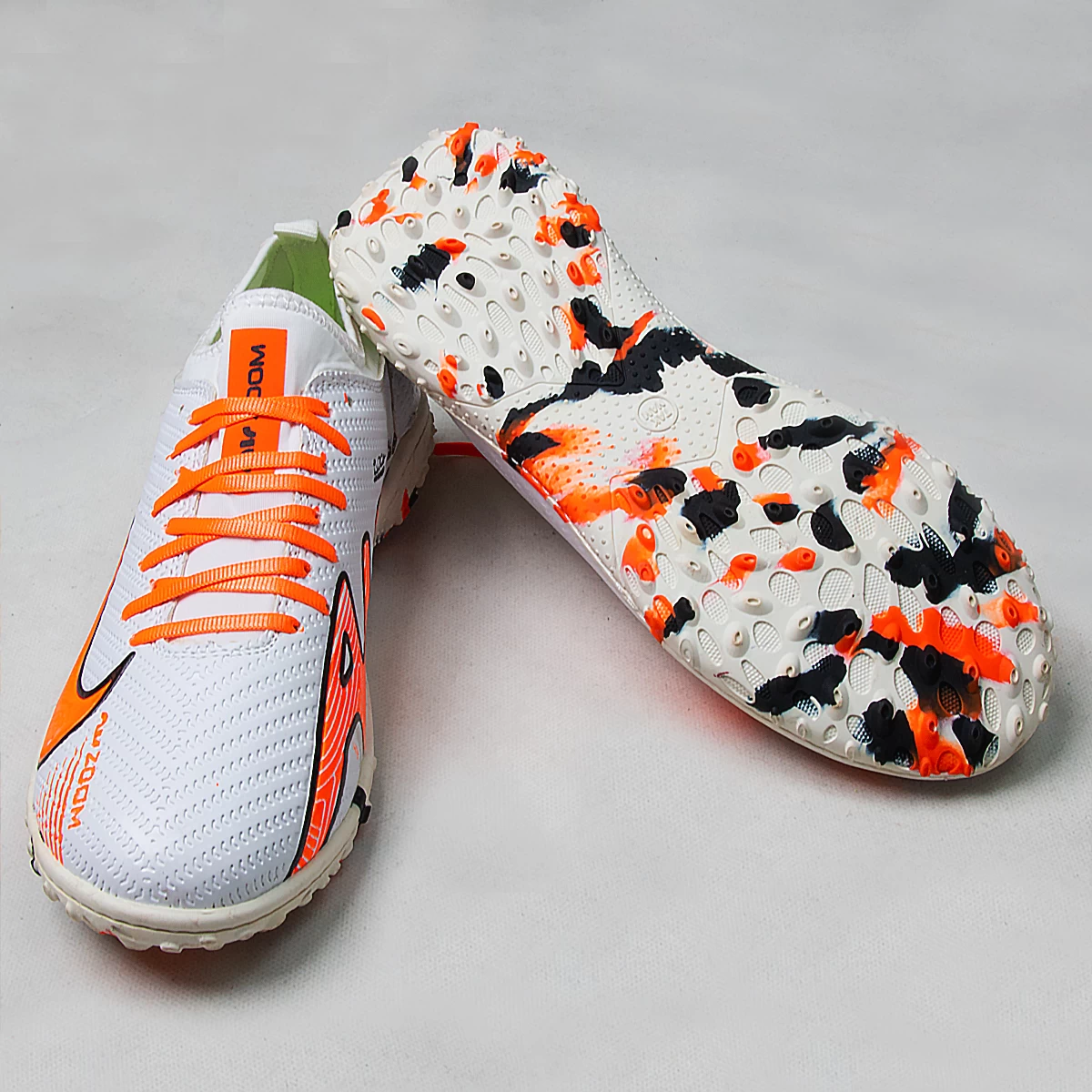 کفش چمن مصنوعی نایک ایر زوم مرکوریال Nike Air Zoom Mercurial white Orange