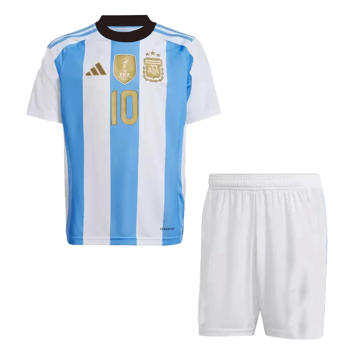 پیراهن و شورت بچگانه اول آرژانتین مسی Argentina Home 2024 Kit