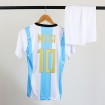 پیراهن و شورت بچگانه اول آرژانتین مسی Argentina Home 2024 Kit