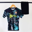 پیراهن و شورت بچگانه کانسپت دراگون بارسلونا  Barcelona Concept 2024-25 Kit