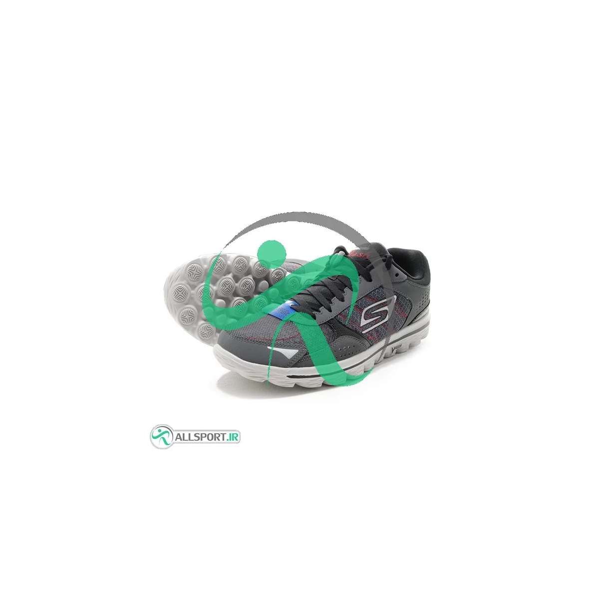 کتانی رانینگ مردانه اسکچرز گو واک Skechers Go Walk 2 Flash 53960-CCBK
