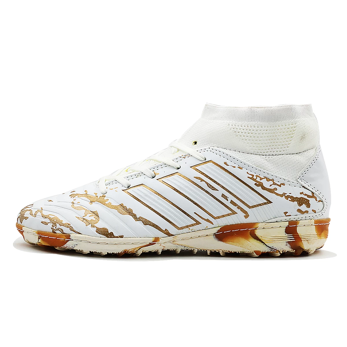 کفش چمن مصنوعی آدیداس پردیتور Adidas Predator White Yellow