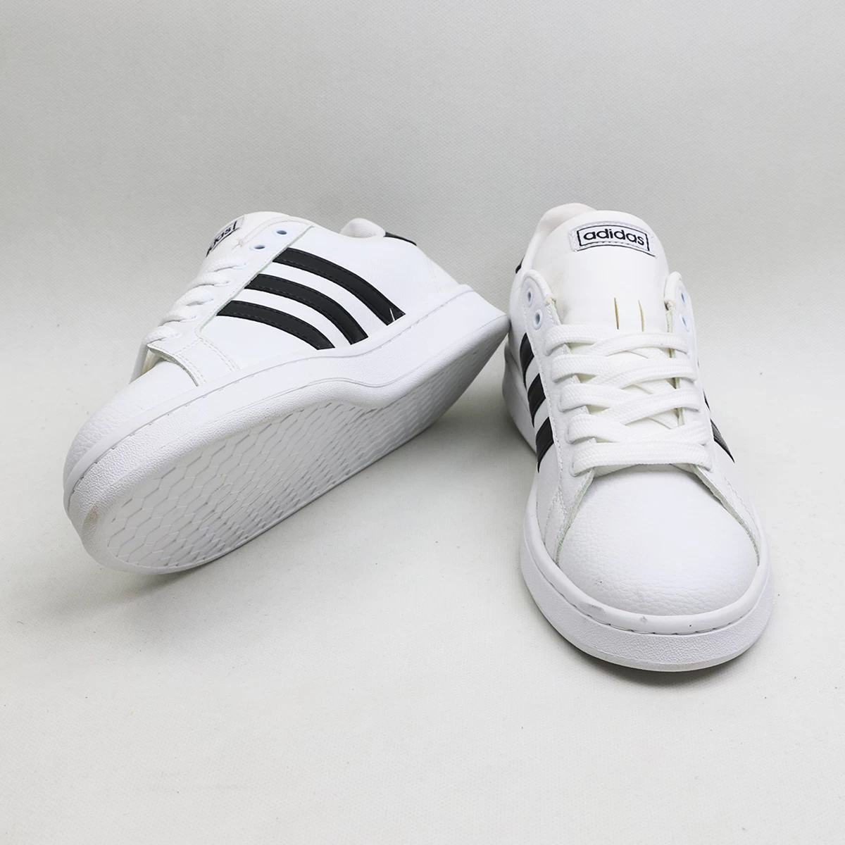 کتانی ادیداس استن اسمیت سفید مشکی Adidas Stan Smith White black