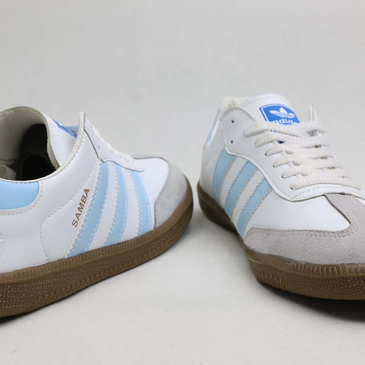 کتانی آدیداس سامبا Adidas Samba White Blue