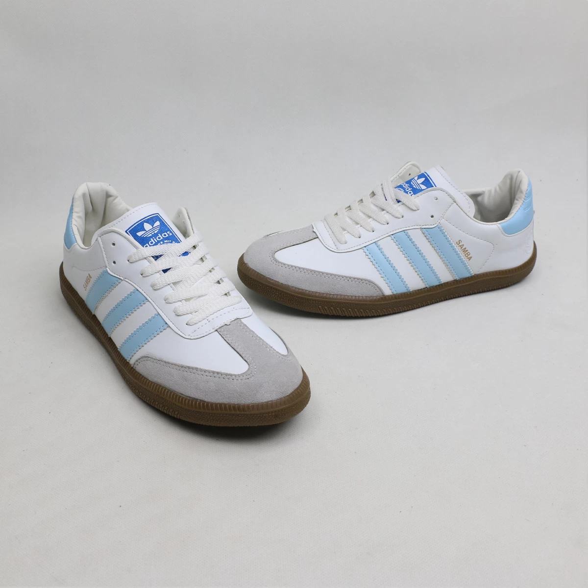 کتانی آدیداس سامبا Adidas Samba White Blue