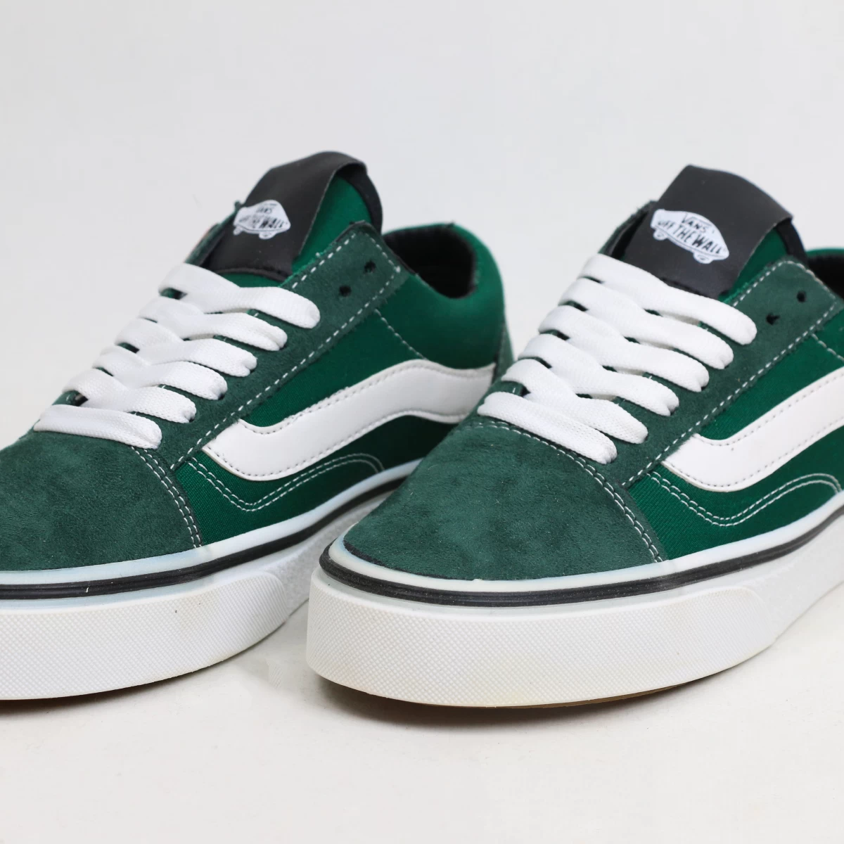 کتانی ونس اولد اسکول سفید سبز Vans
