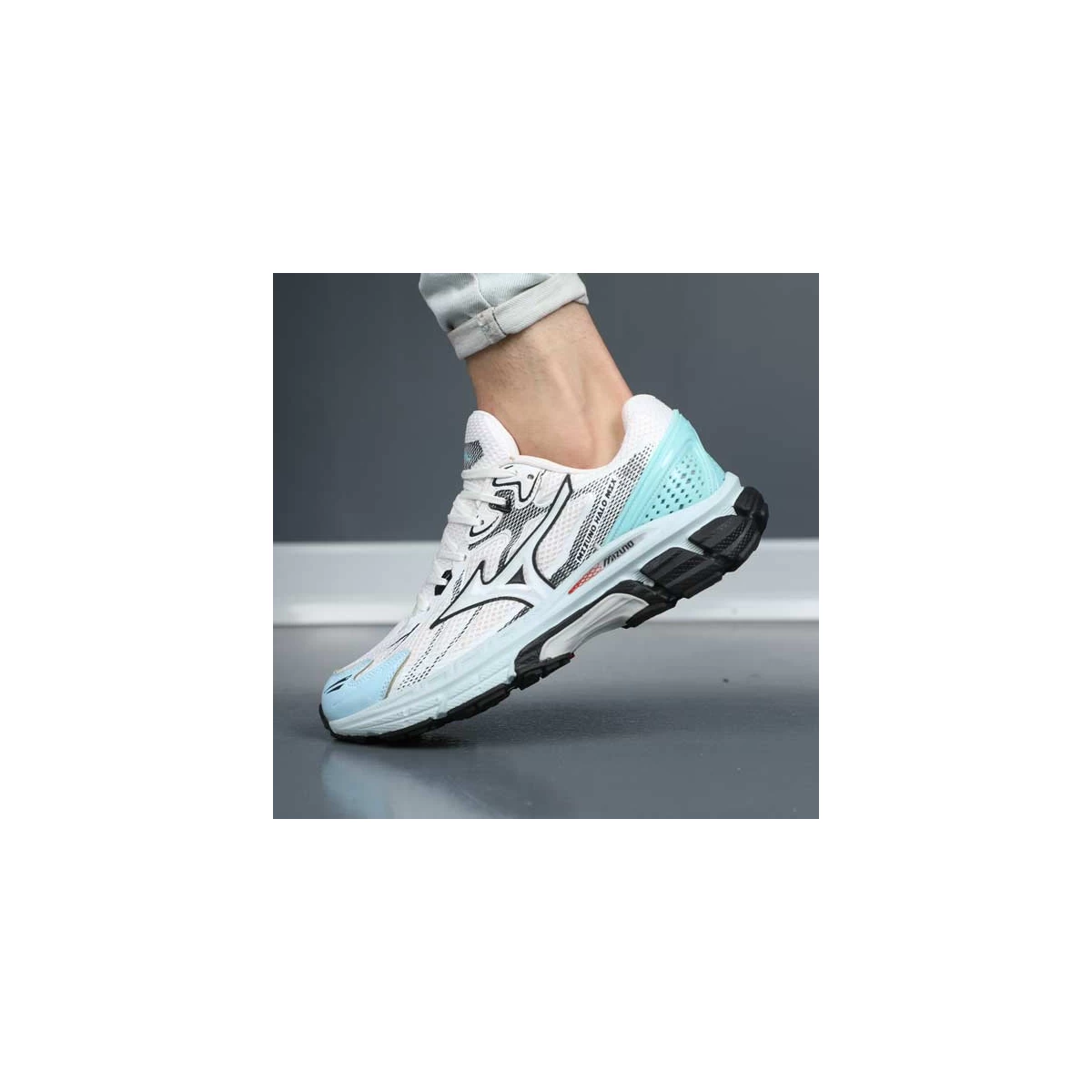 کتانی میزانو آبی آسمانی MIZUNO HALO MIX