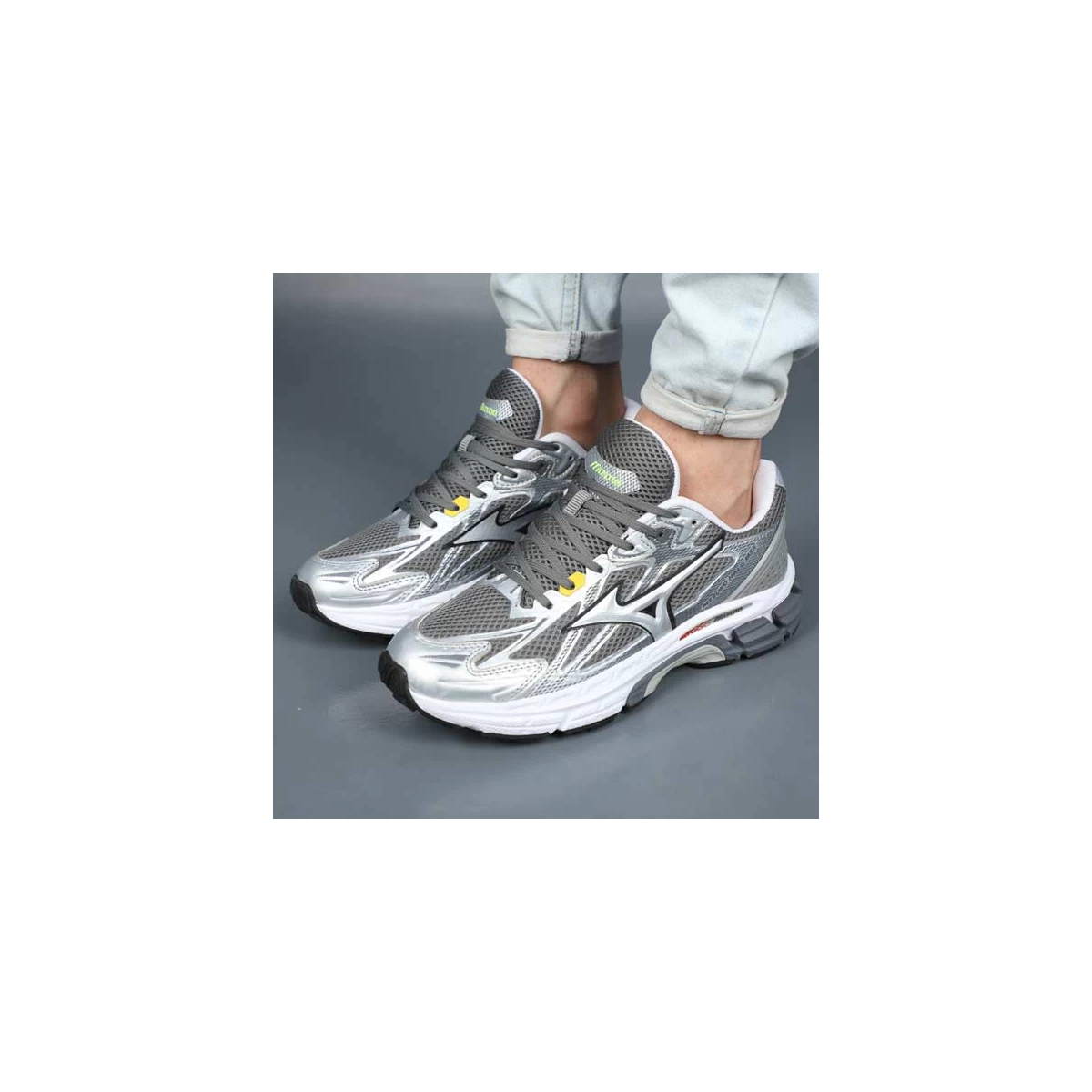 کتانی میزانو نقره ای MIZUNO HALO MIX