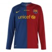 لباس شورت آستین بلند بارسلونا نوستالژی BARCELONA HOME KIT 2008-2009