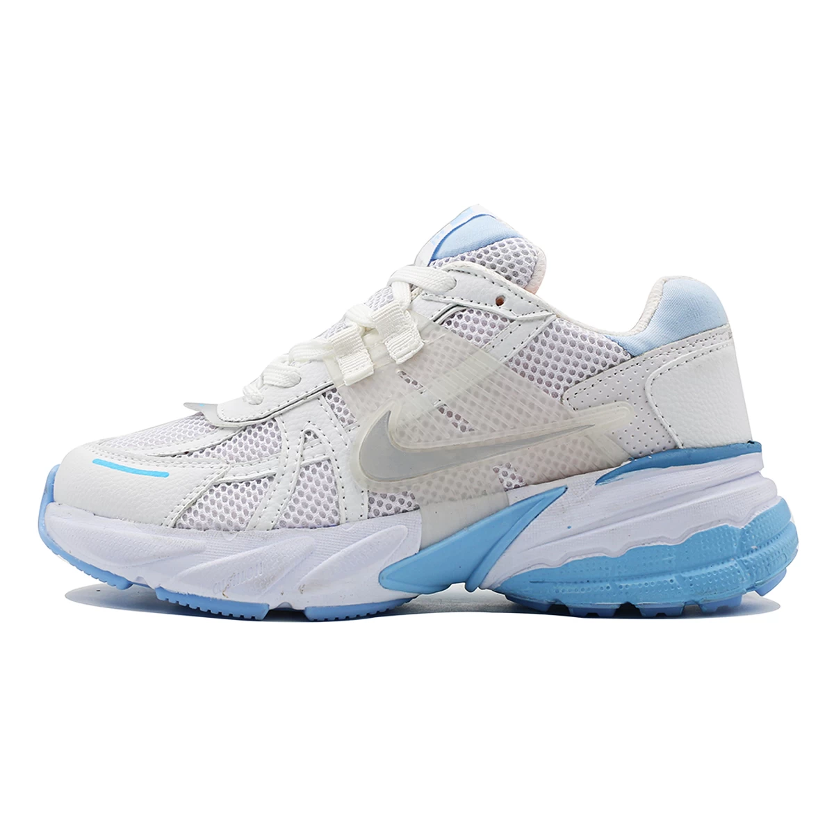 کتانی نایک سفید آبی Nike V2k