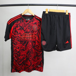 لباس شورت کانسپت منچستر یونایتد Manchester United Concept Devil 2025-26