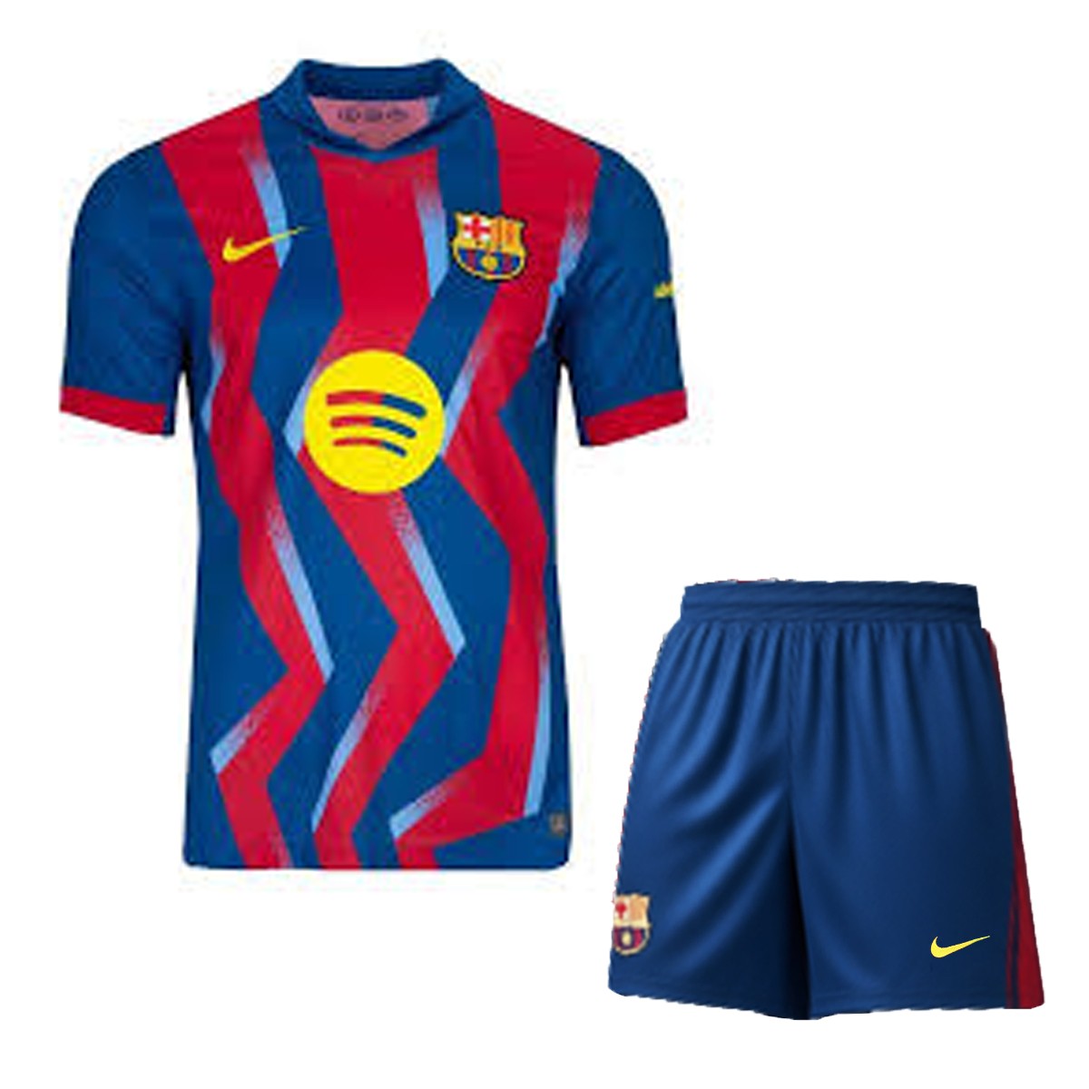 لباس شورت چمپیونزلیگ بارسلونا ورژن اسپشیال Barcelona Champions league Home Kit 2025-26