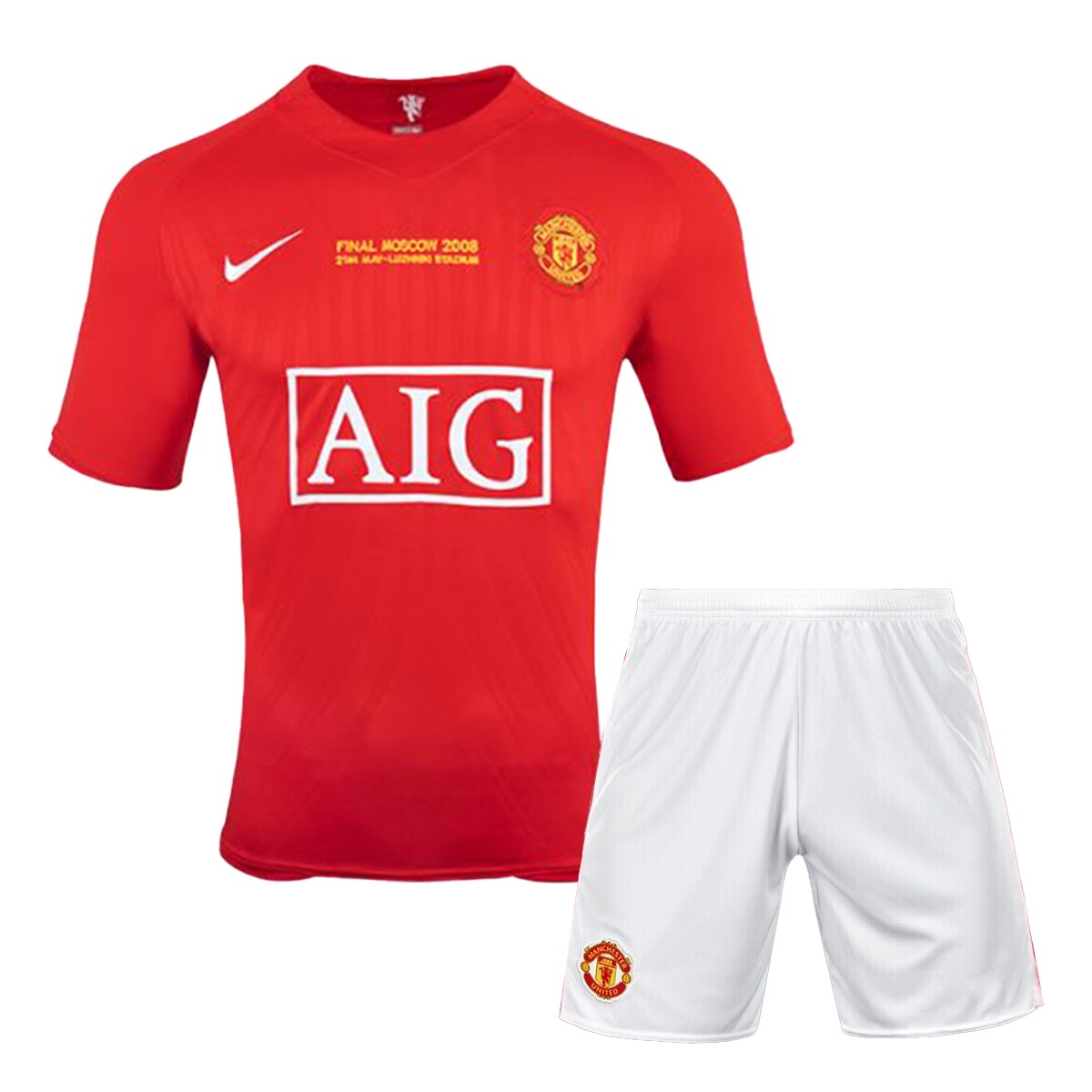 لباس شورت اول منچستریونایتد نوستالژی  Manchester United Home 2008 Kit