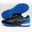 کفش چمن مصنوعی نایک تمپو ایکس مشکی آبی Nike Tiempo Black & Blue