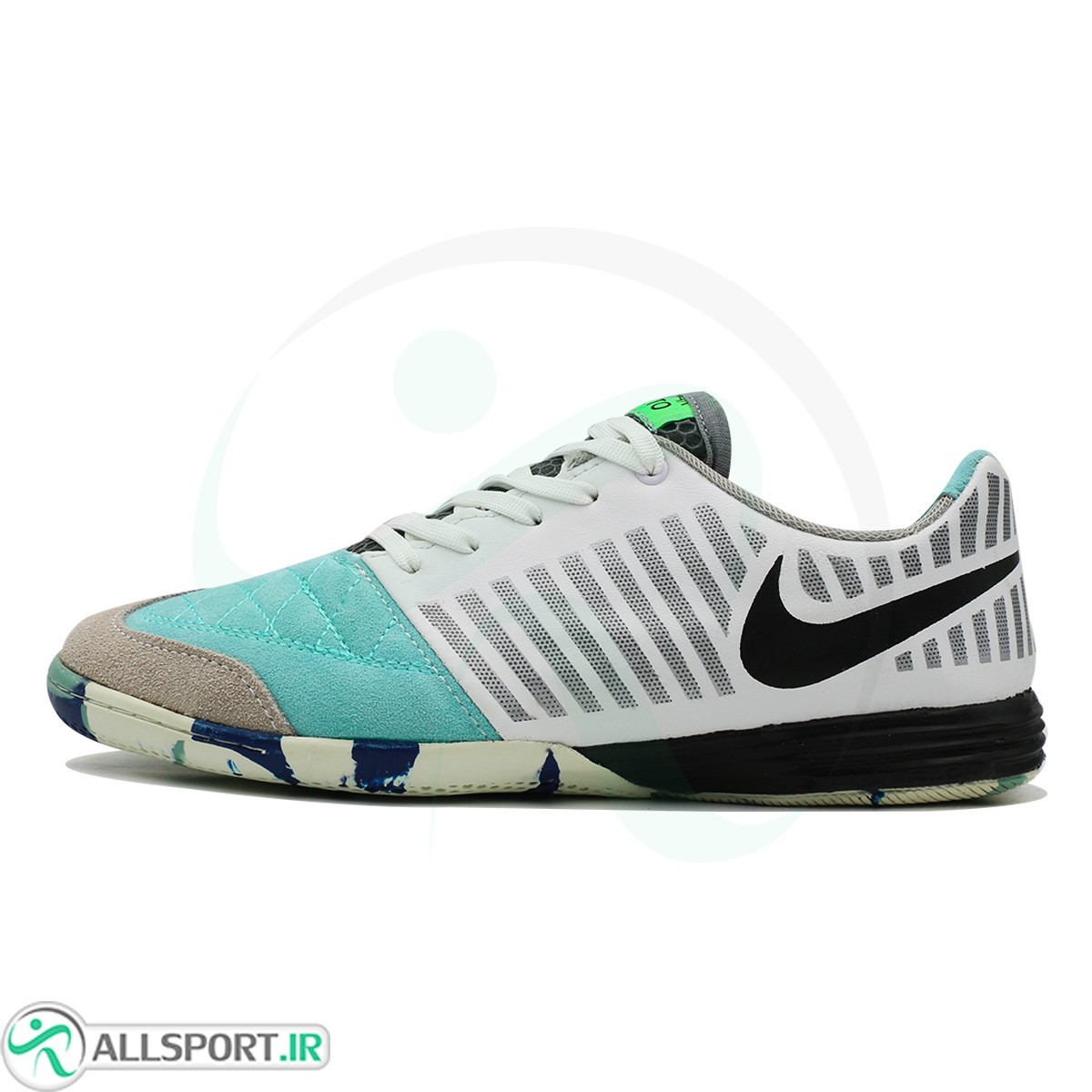 کفش فوتسال نایک لونار گتو فیروزه ای Nike Lunar Gato