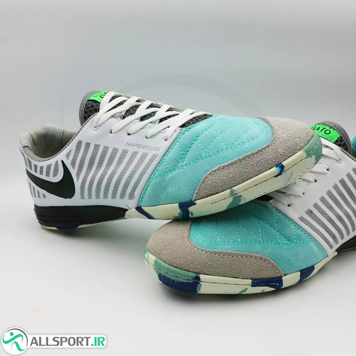 کفش فوتسال نایک لونار گتو فیروزه ای Nike Lunar Gato