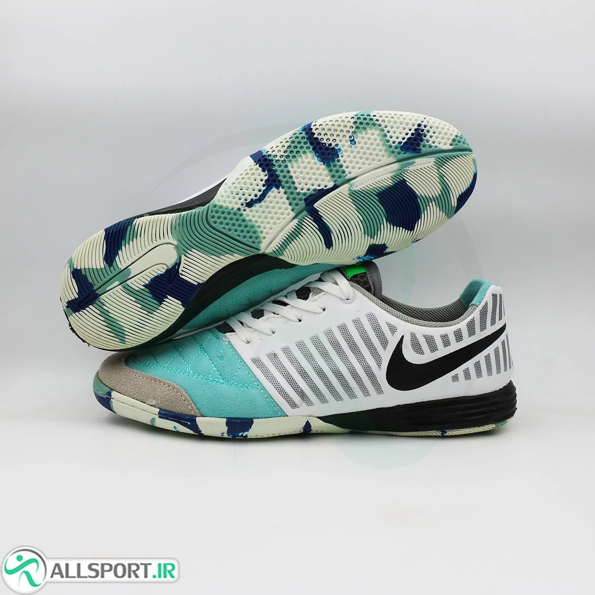 کفش فوتسال نایک لونار گتو فیروزه ای Nike Lunar Gato