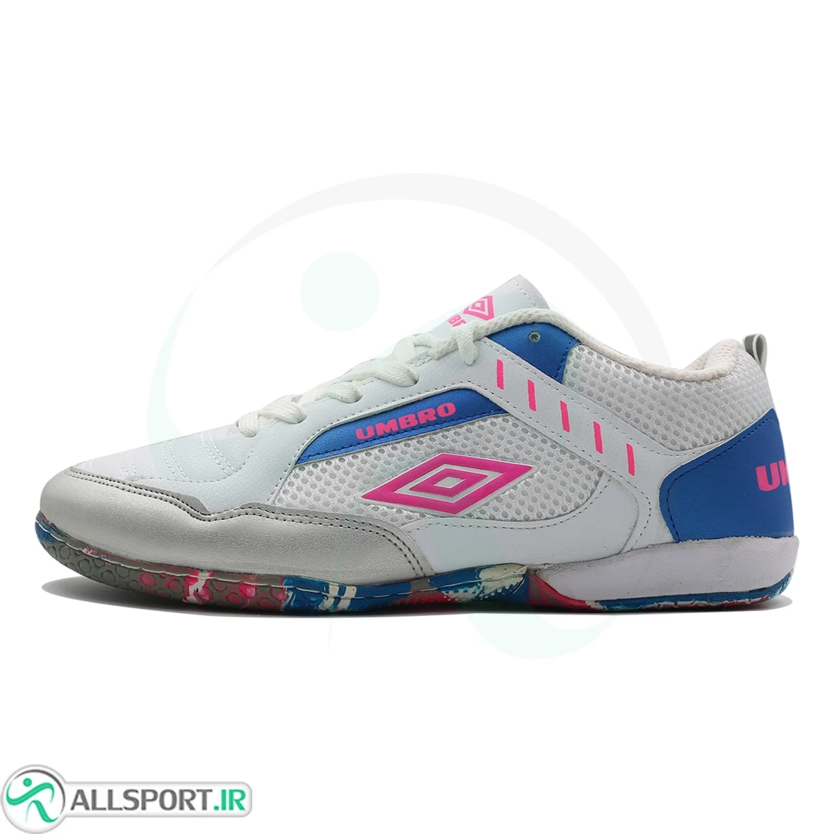 کفش فوتسال آمبرو Umbro White Blue