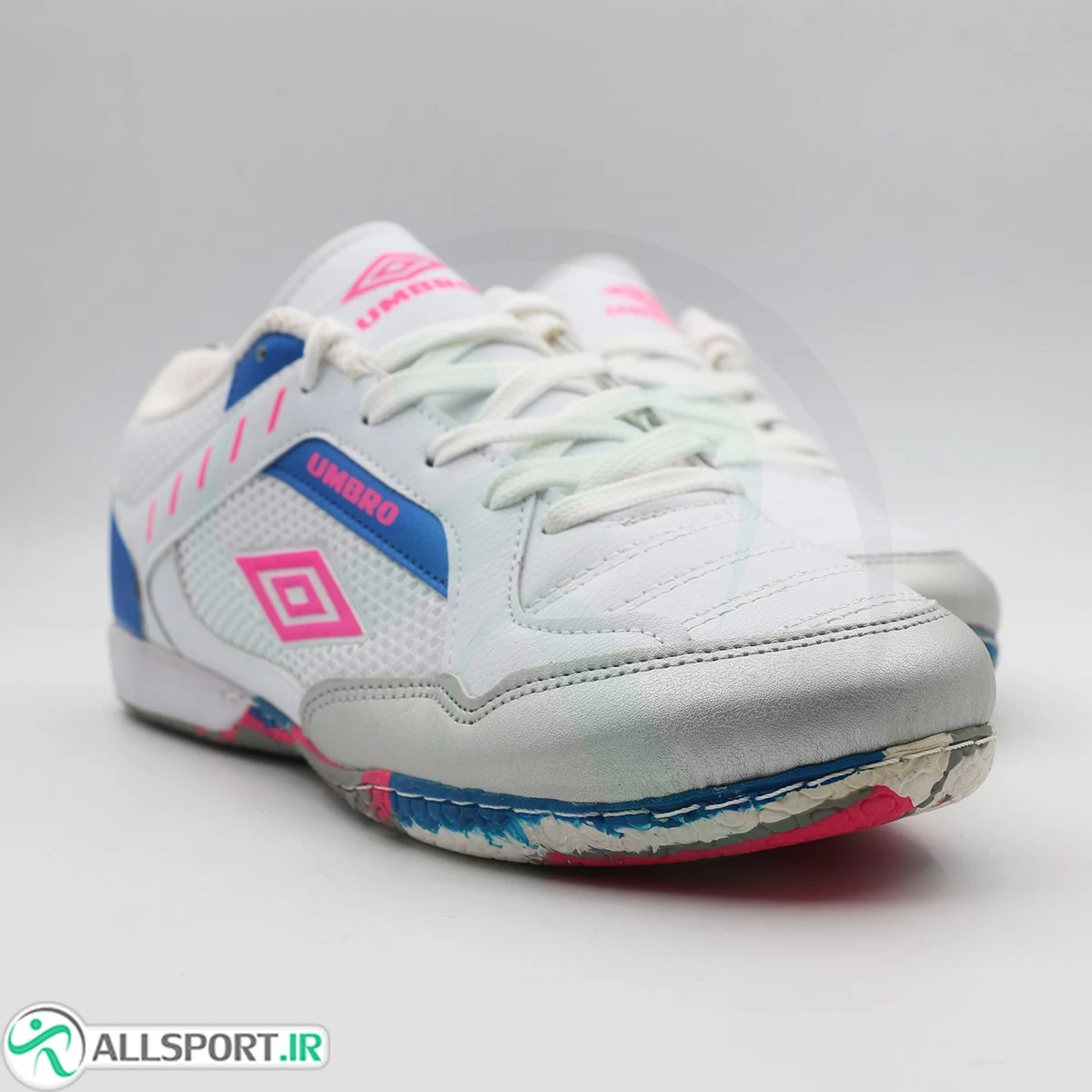 کفش فوتسال آمبرو Umbro White Blue