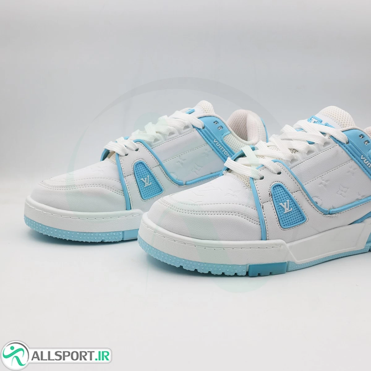 کتانی لویی ویتون سفید ابی Louis Vuitton Blue White