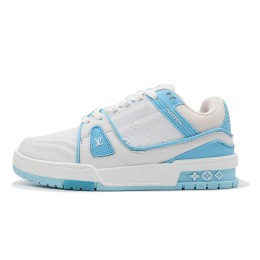 کتانی لویی ویتون سفید ابی Louis Vuitton Blue White