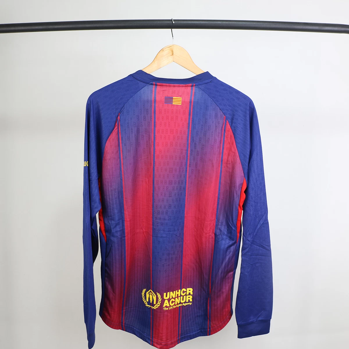 لباس شورت بارسلونا آستین بلند اسپشیال Barcelona Home Kit 2025-26